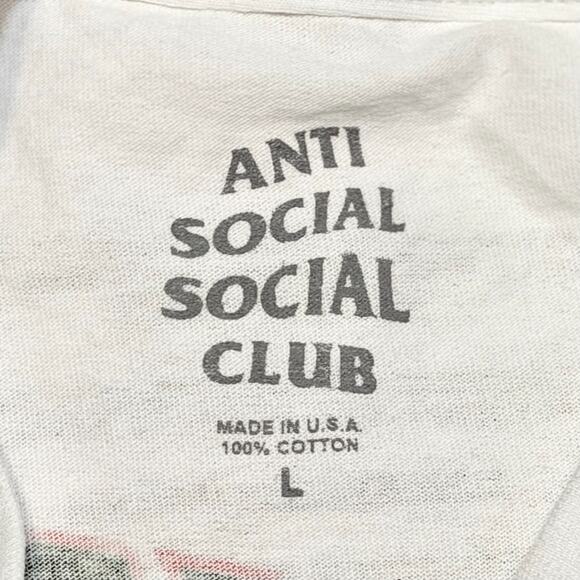 Anti Social Social Club white logo tee in men’s L | New in original packaging - Picture 6 of 7
